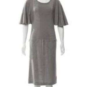 Brand New Cynthia Rowley Wool Batwing/ Angel wing Midi Dress